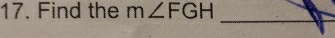 Find the m∠ FGH
_