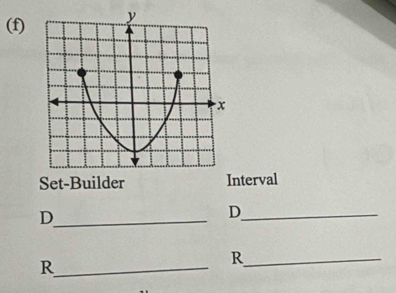 Set-Builder Interval 
_D 
_ D
_ R
_R