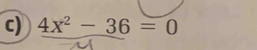 4x^2-36=0