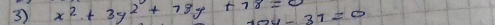 x^2+3y^2+78y+78=0 24-37=0