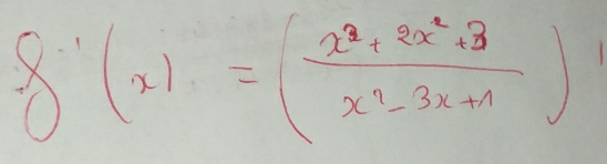 f^(-1)(x)=( (x^3+2x^2+3)/x^2-3x+1 ) 1