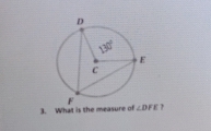 What is the measure of ∠ DFE 7