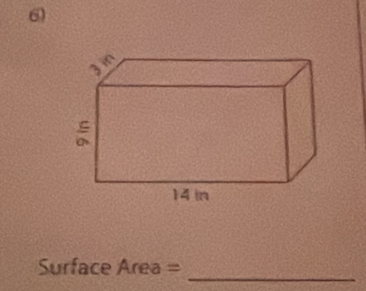 Surface 3 Ar ea =