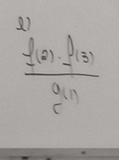 )
 (f(2)-f(3))/c^2 