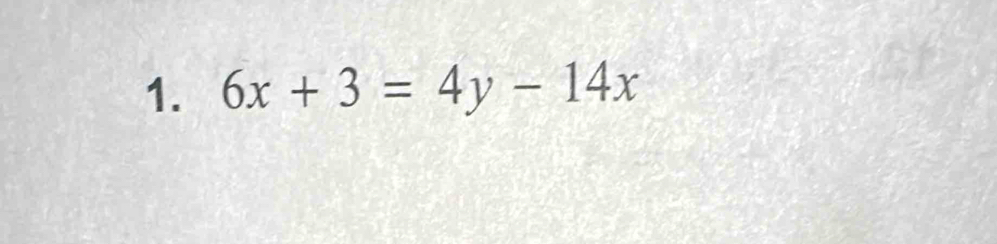 6x+3=4y-14x