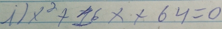 12 x^2+16x+64=0