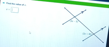 Find the value of
x=□