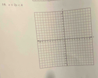 1 8. x+2y<4</tex>