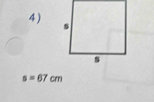 s=67cm