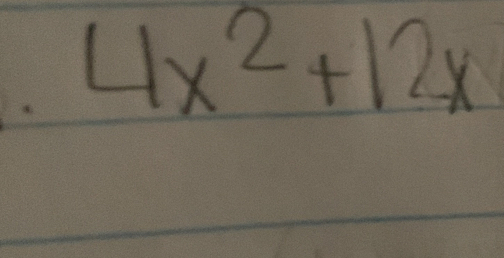 4x^2+12x