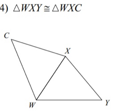 △ WXY≌ △ WXC