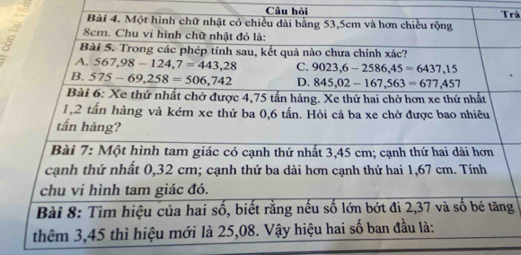 Câu hỏi rả
a
g