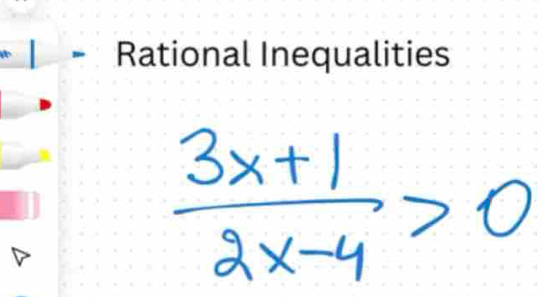 Rational Inequalities