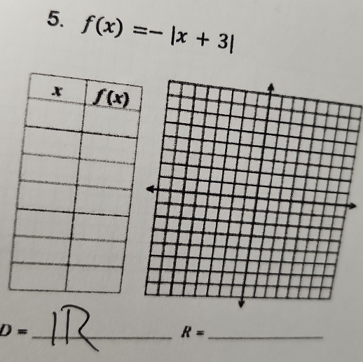 f(x)=-|x+3|
_ D=
_ R=