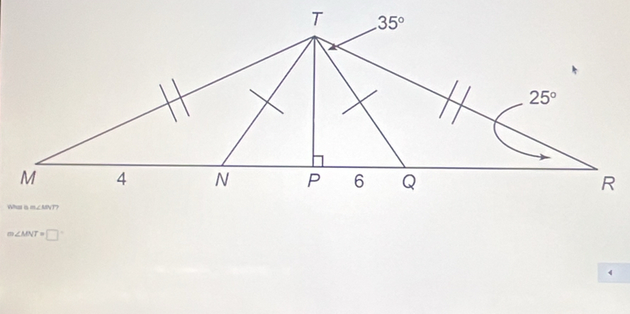 m∠ MNT=□°