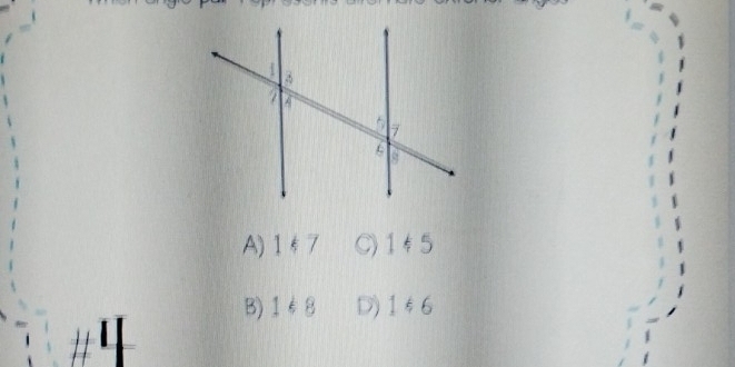 A) 1 *7 C) 145
B) 1ξ8 D) 166