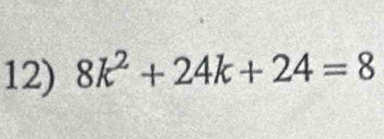 8k^2+24k+24=8