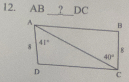 AB_ ? DC