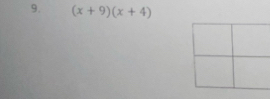 (x+9)(x+4)