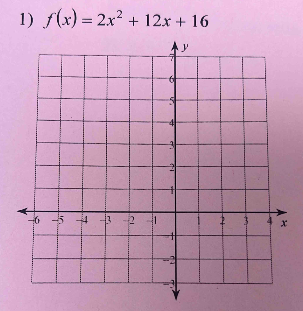 f(x)=2x^2+12x+16