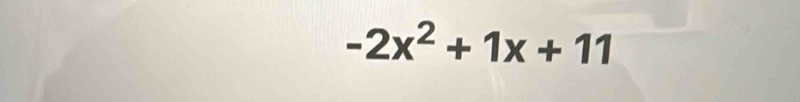 -2x^2+1x+11