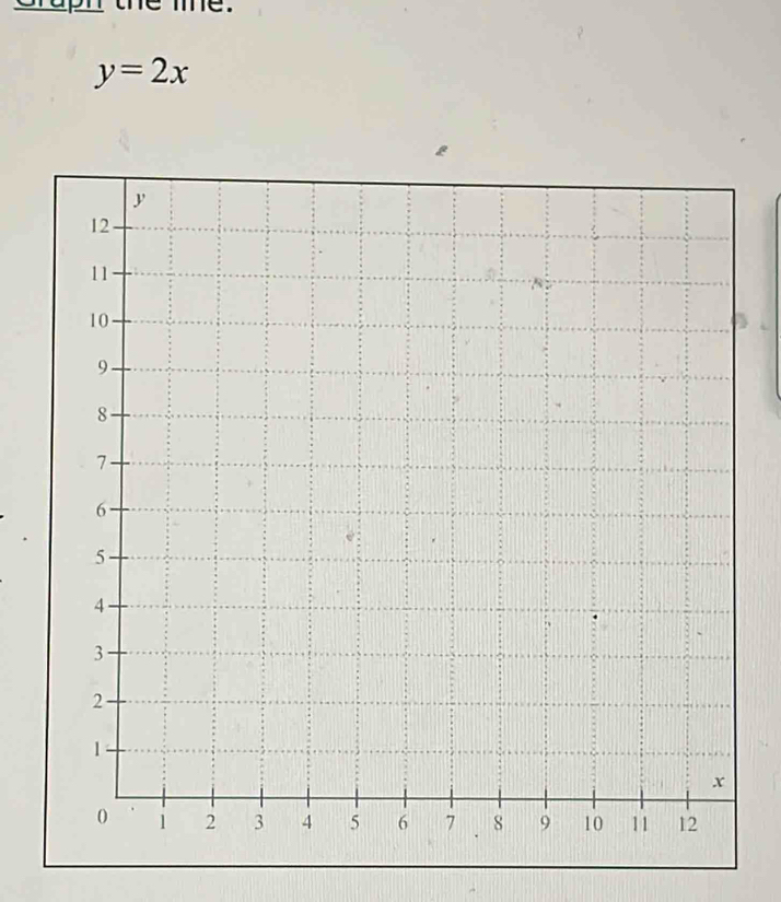 me.
y=2x