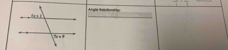 Angle Relationship:
_