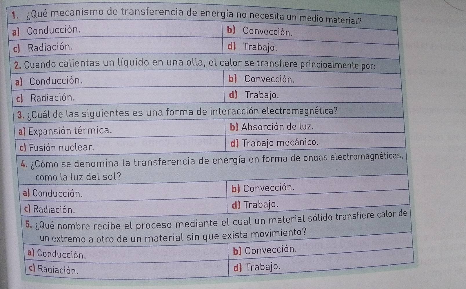 Qué mecanismo de transferencia de energía n 
a