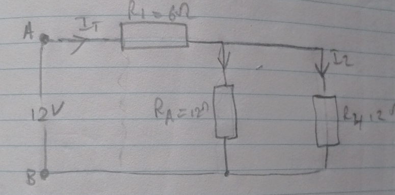 A IT R_1=6Omega
Iz
12 v
R_A=12^n
R_4,2
K (