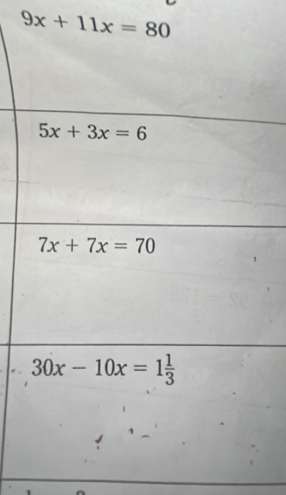 9x+11x=80