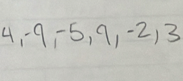 4 -9 -5, 91-2)3