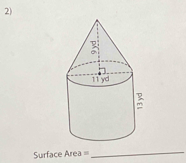 Surface Area =
_