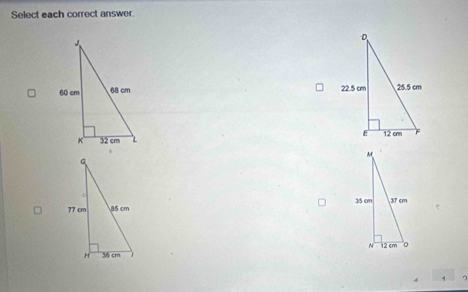 Select each correct answer. 


A 4