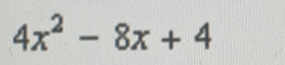 4x^2-8x+4