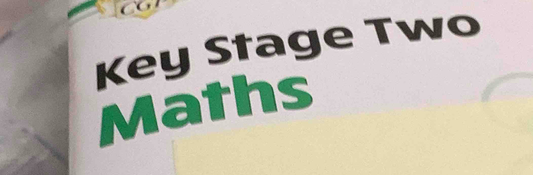 Key Stage Two 
Maths