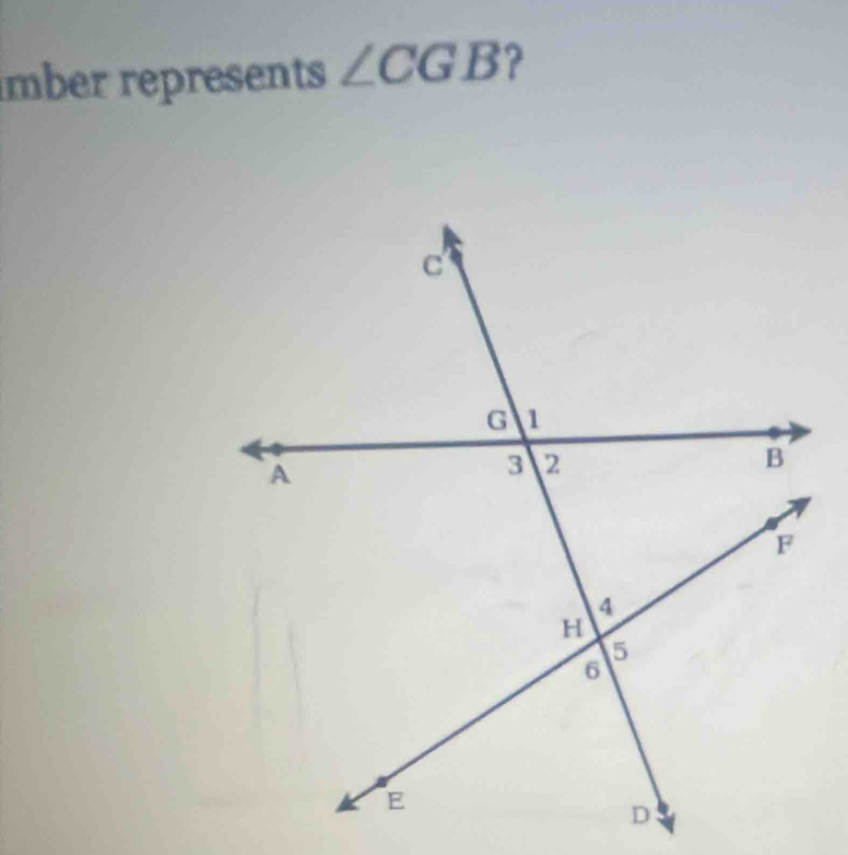 mber represents ∠ CGB ?