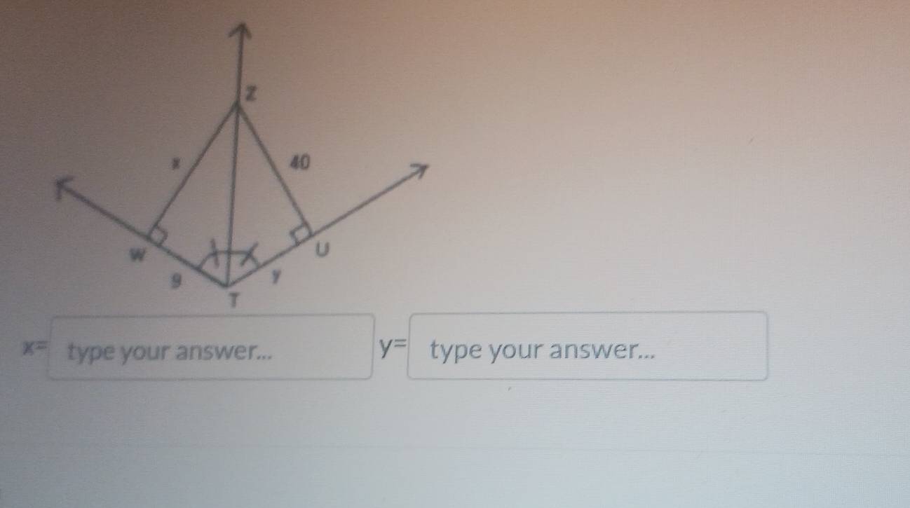 y=
x= type your answer... type your answer...