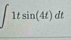 ∈t 1tsin (4t)dt