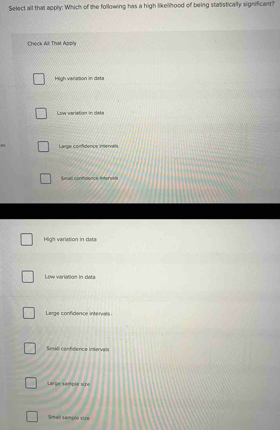 Solved: Select all that apply: Which of the following has a high ...