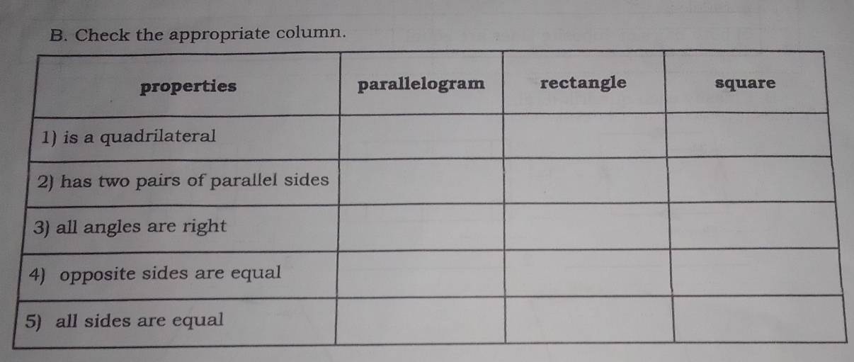 riate column.