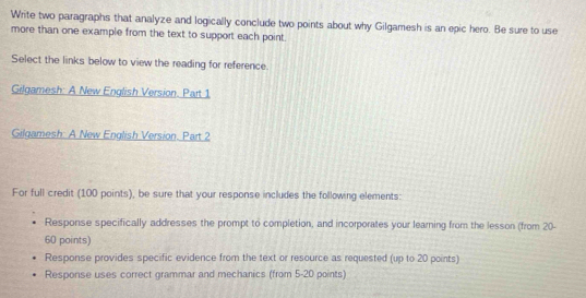 Solved: Write two paragraphs that analyze and logically conclude two ...