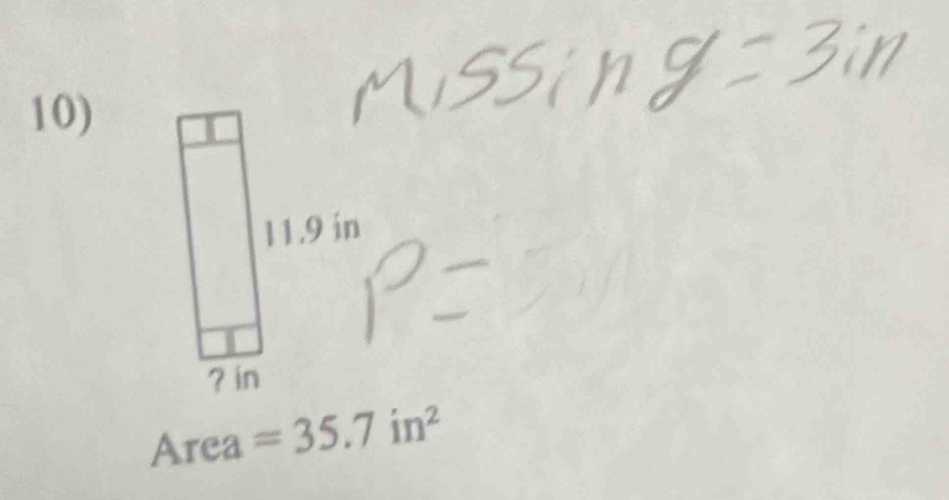 a 1 ea =35.7in^2