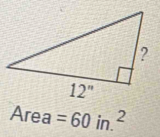 Are ea =60in.^2