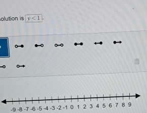 olution is y<1</tex>
-9