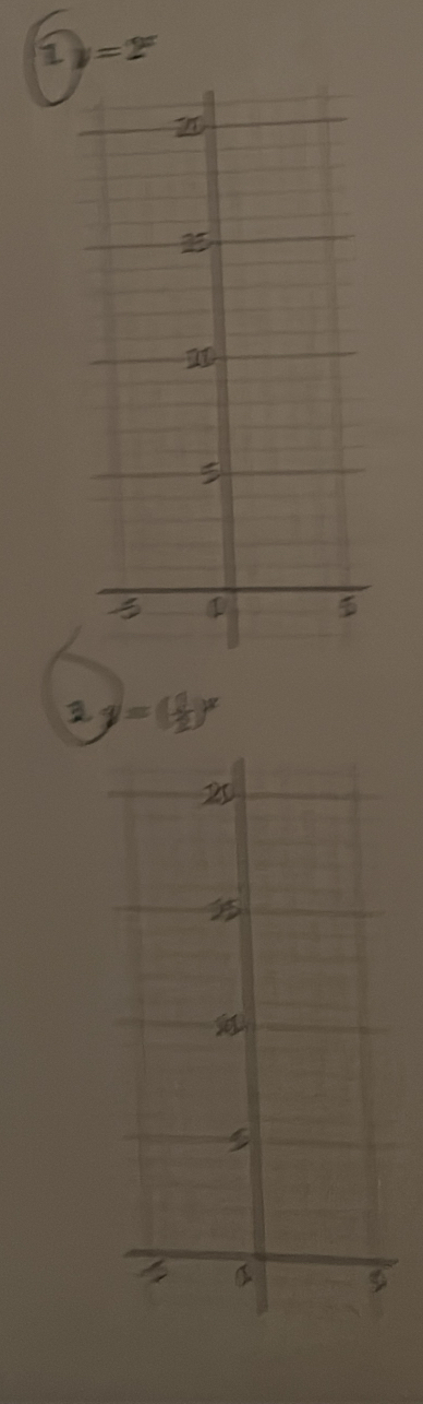 1 y=2^x
a