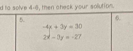 to solve 4=0 , then check your solution.