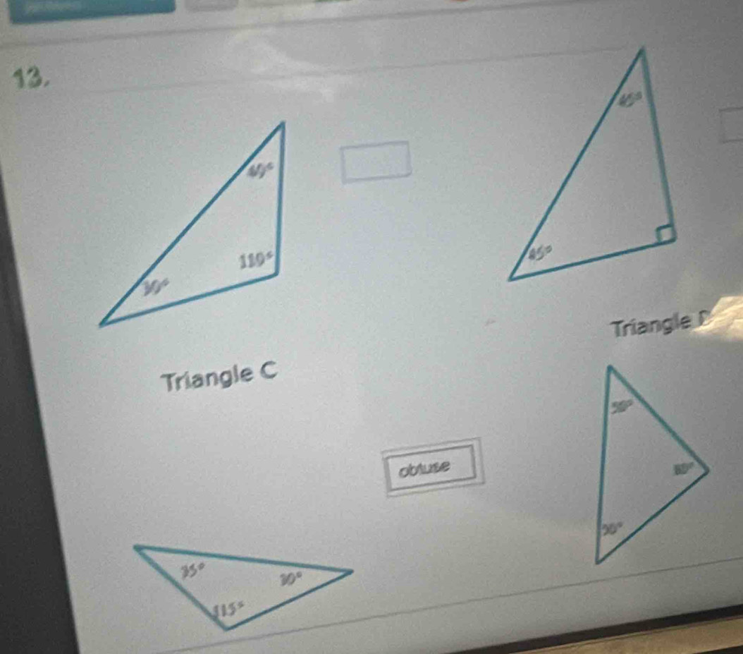 Triangle P
Triangle C
obluse