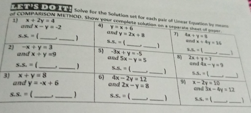 do it! Solve for th
3