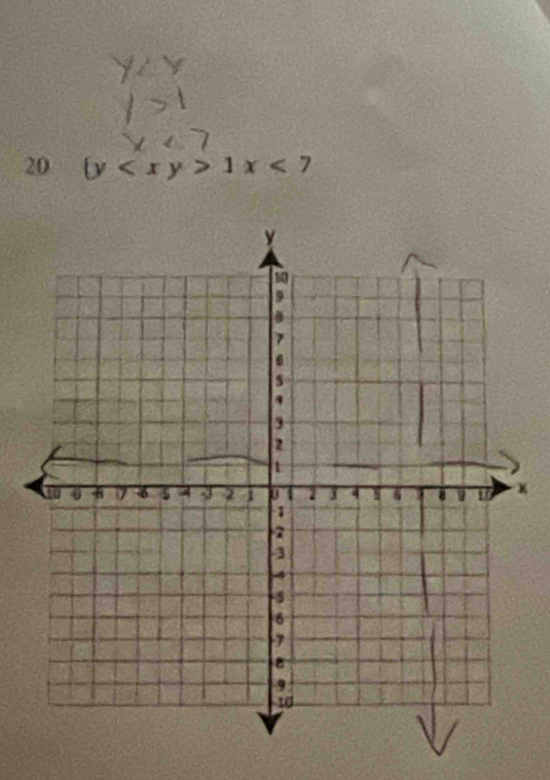 20  y 1x<7</tex>
x