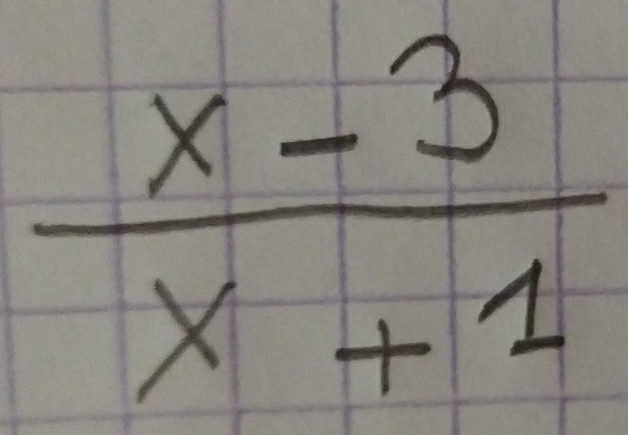  (x-3)/x+1 